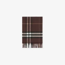 Check Cashmere Scarf
