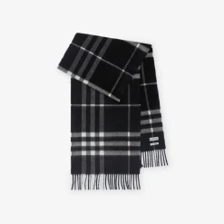 Check Cashmere Scarf