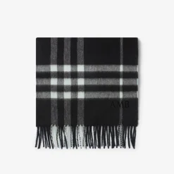 Check Cashmere Scarf