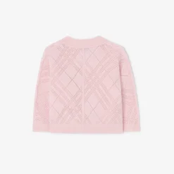 Check Cashmere Two-piece Set