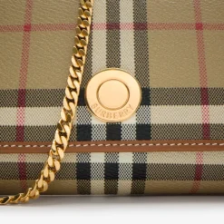 Check Chain Strap Wallet
