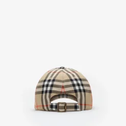 Check Cotton Baseball Cap