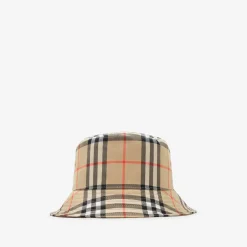 Check Cotton Bucket Hat