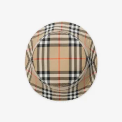 Check Cotton Bucket Hat