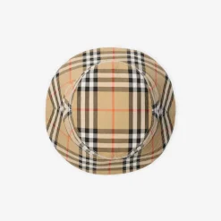 Check Cotton Bucket Hat