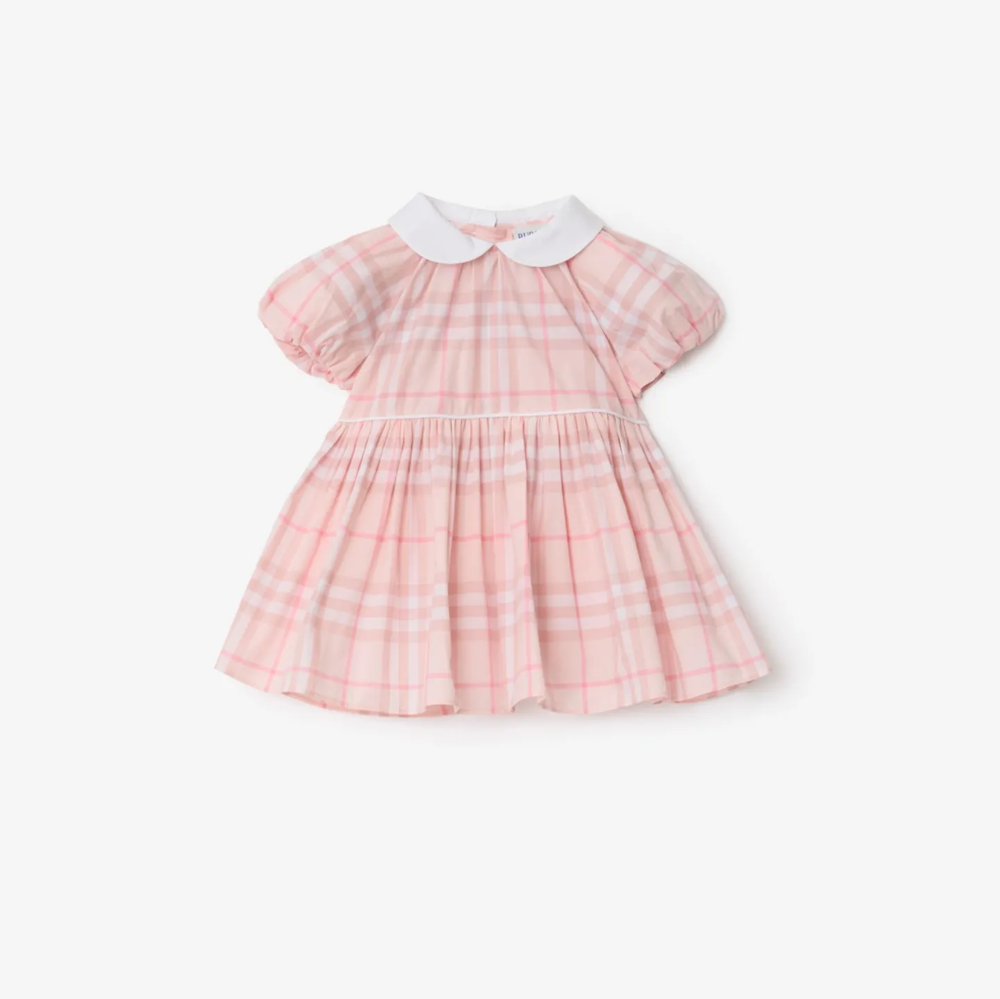Check Cotton Dress with Bloomers