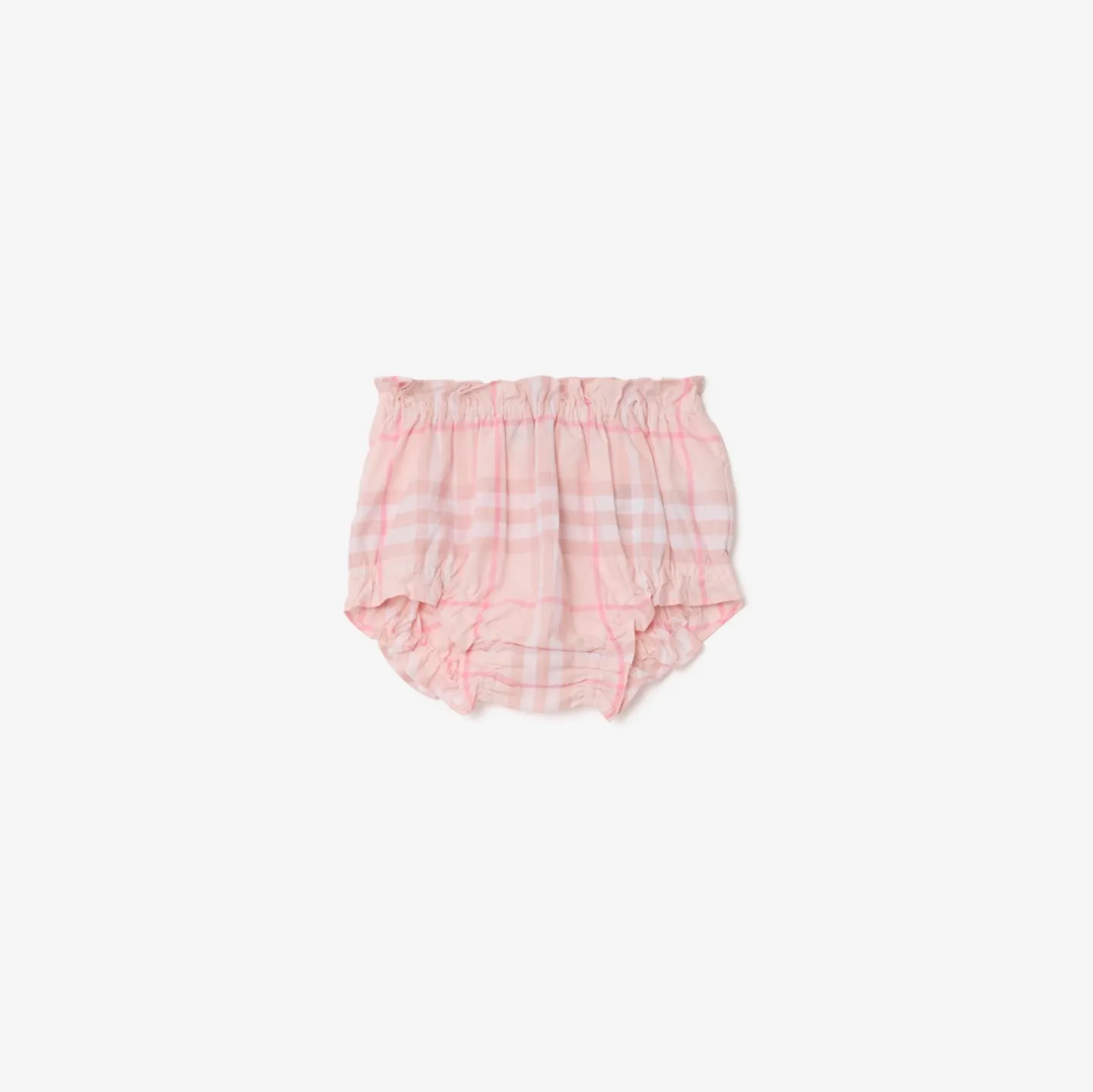 Check Cotton Dress with Bloomers