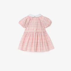 Check Cotton Dress with Bloomers