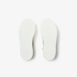 Check Cotton High-top Sneakers