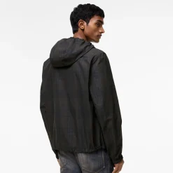 Check Cotton Newport Hooded Jacket