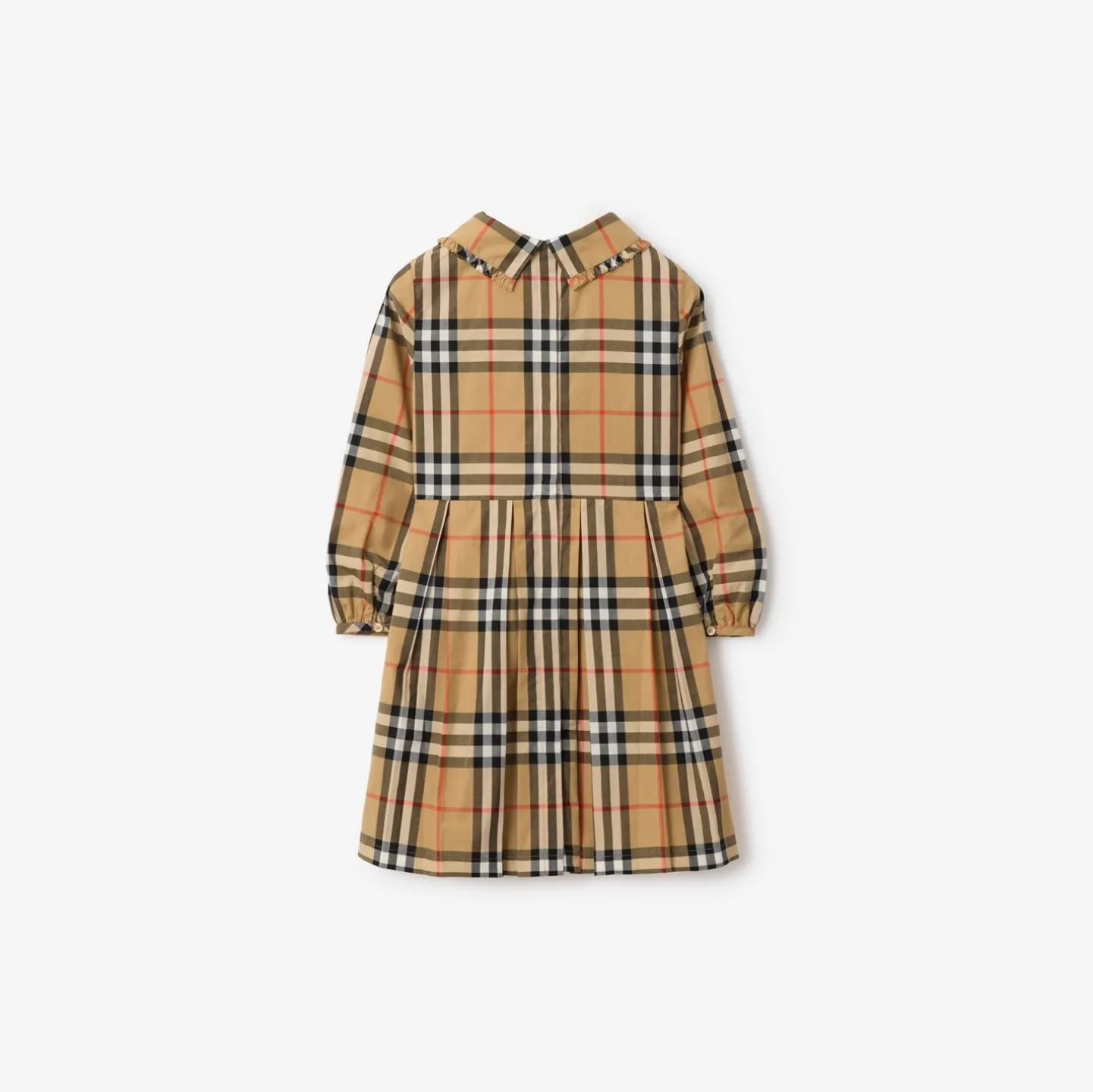Check Cotton Poplin Dress