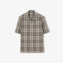 Check Cotton Poplin Shirt
