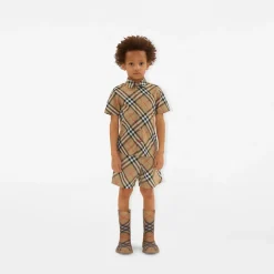 Check Cotton Shorts