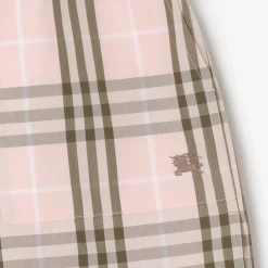 Check Cotton Shorts