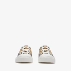 Check Cotton Sneakers