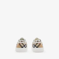 Check Cotton Sneakers