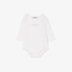 Check Cotton Three-piece Baby Gift Set