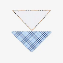 Check Cotton Two-piece Bib Set