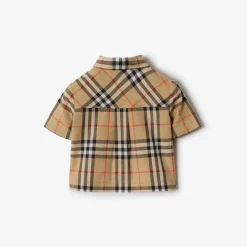 Check Cotton Two-piece Set