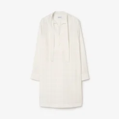 Check Cotton Voile Dress