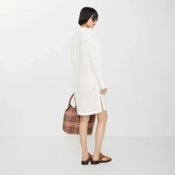 Check Cotton Voile Dress