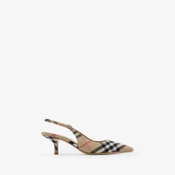 Check Dame Slingback Pumps​