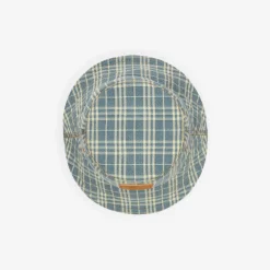Check Denim Bucket Hat