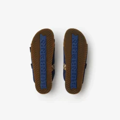 Check Denim Urchin Sandals
