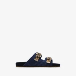 Check Denim Urchin Sandals