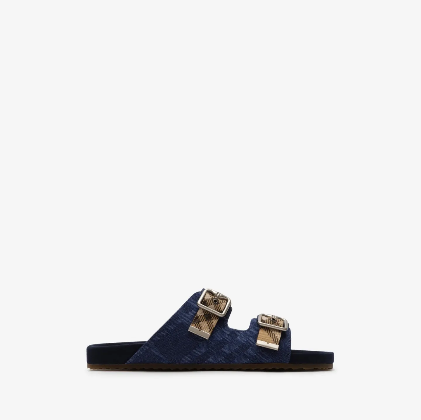 Check Denim Urchin Sandals