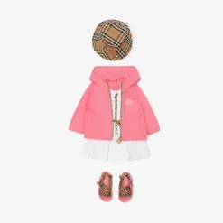 Checker-tape Nylon Hooded Jacket