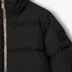 Checker-tape Snowdon Puffer Jacket