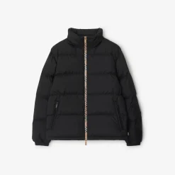 Checker-tape Snowdon Puffer Jacket
