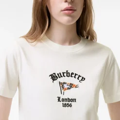 Check Flag Cotton T-shirt