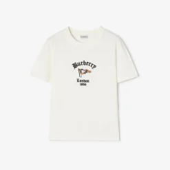 Check Flag Cotton T-shirt