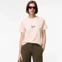 Check Flag Cotton T-shirt