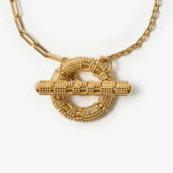 Check Granulation T-Bar Bracelet​