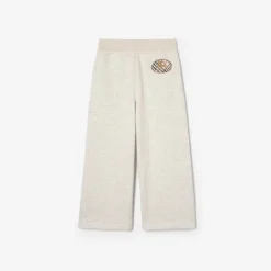 Check Knight Stamp Cotton Jogging Pants