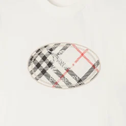 Check Knight Stamp Cotton T-shirt