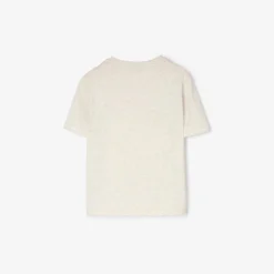 Check Knight Stamp Cotton T-shirt