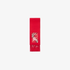 Check Label Cashmere Scarf