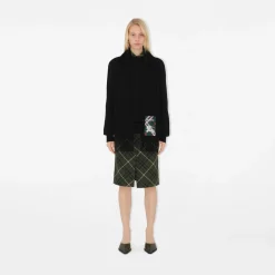 Check Label Cashmere Scarf