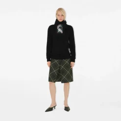 Check Label Cashmere Scarf