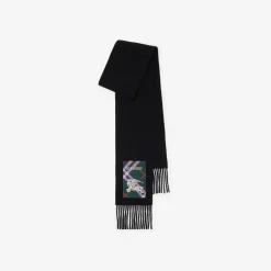 Check Label Cashmere Scarf