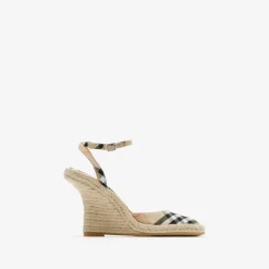 Check Mews Espadrille Pumps​
