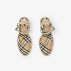 Check Mews Espadrille Pumps​