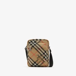 Check North South Crossbody Bag