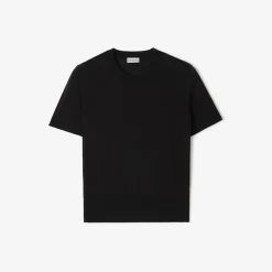 Check Panel Wool Silk Top