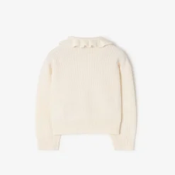 Check Pocket Cotton Wool Cardigan
