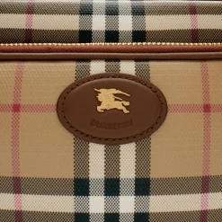Check Pocket Crossbody Bag